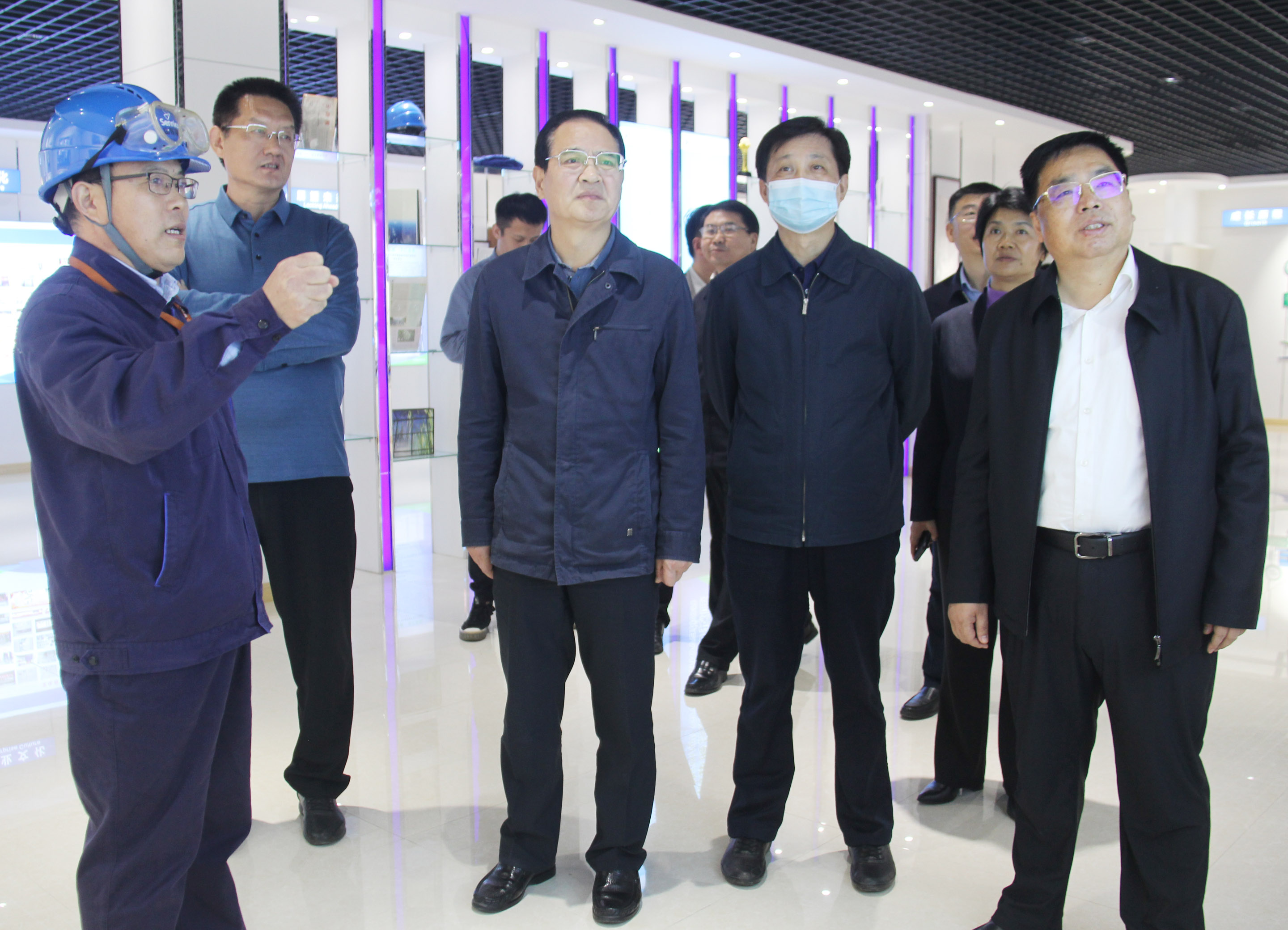 山東省政協(xié)主席、黨組書記付志方調(diào)研山東圣奧 