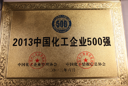江蘇圣奧入圍2012年度中國化工企業(yè)500強 