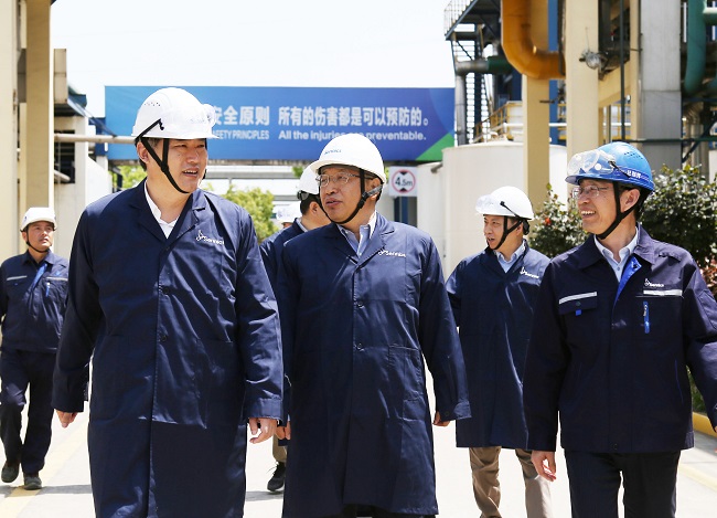 中國石油和化學(xué)工業(yè)聯(lián)合會一行蒞臨安徽圣奧調(diào)研 